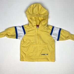 Vintage Gymboree Yellow Hoodie Sweatshirt 3-6 M